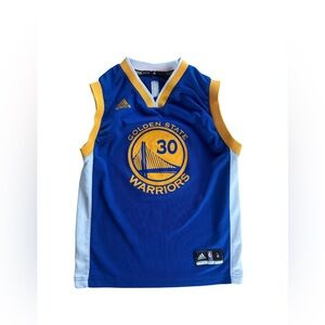Golden State Warriors #30 Curry Kids Medium Jersey | Adidas NBA